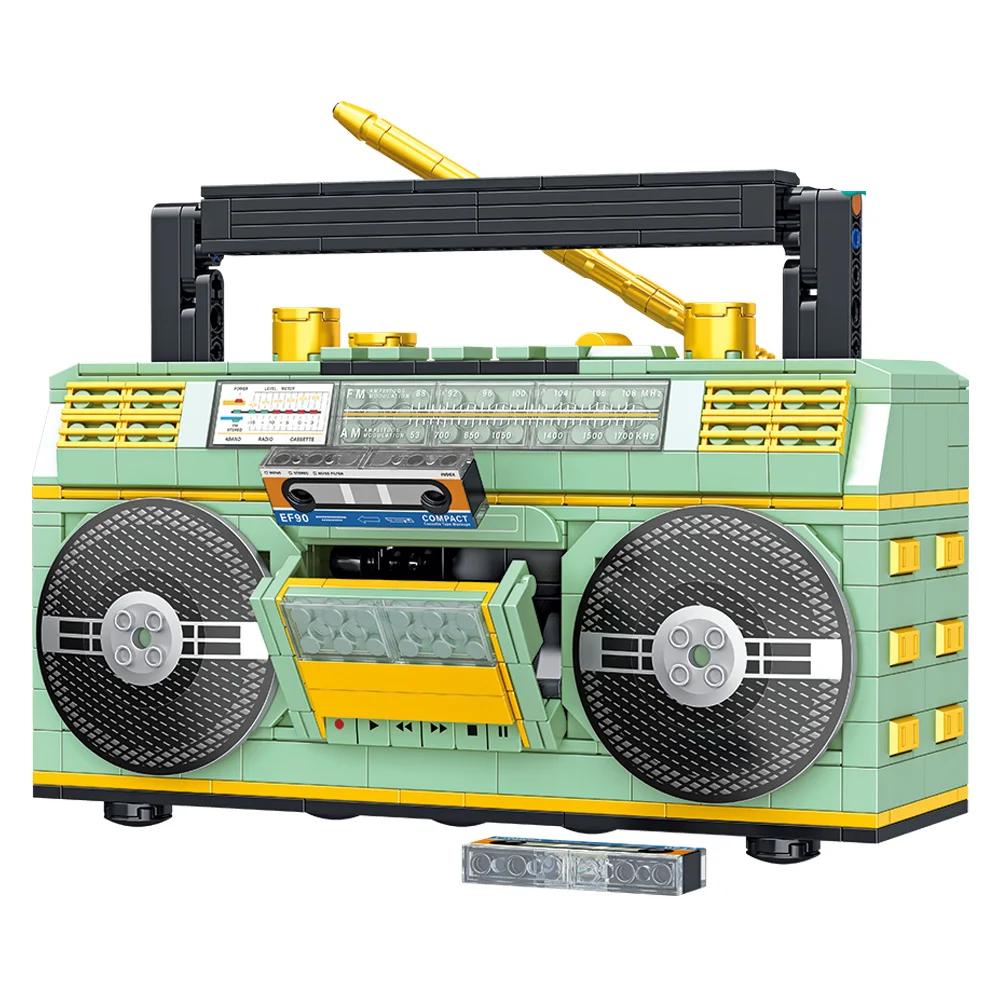 781PCS Retro Radio Classic Series Building Blocks Set Vintage Music Player Display Kit Creative Gift Toys for Adults 781PCS Retro Radio Classic Series Building Blocks Set Vintage Music Player Display Kit Creative Gift Toys for Adults