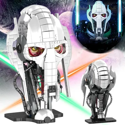 788pcs Idea General Grievous Helmet Building Blocks Bricks Model Helmet Collection Assembling Toys for Children Adults