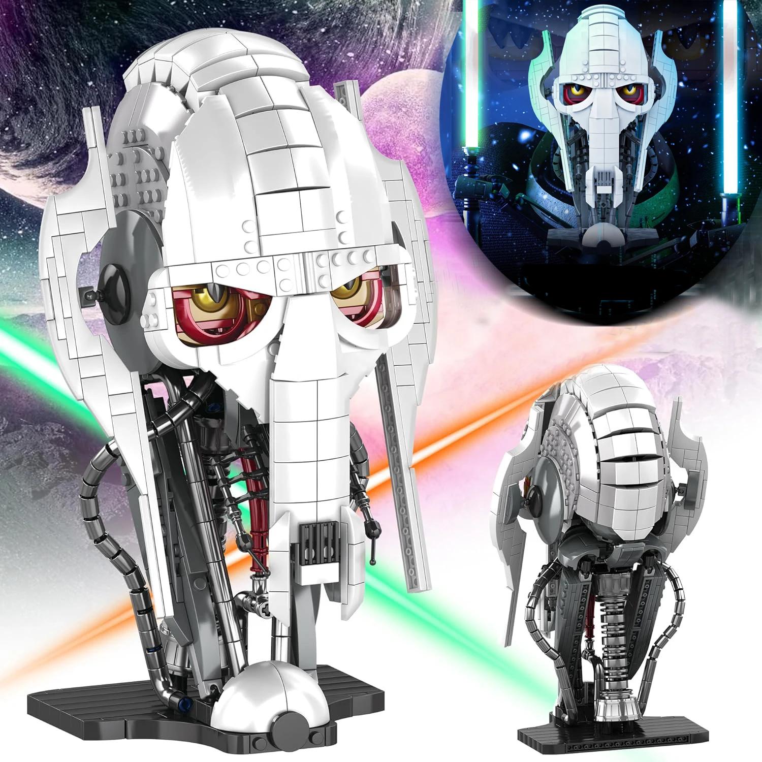 788pcs Idea General Grievous Helmet Building Blocks Bricks Model Helmet Collection Assembling Toys for Children Adults 788pcs Idea General Grievous Helmet Building Blocks Bricks Model Helmet Collection Assembling Toys for Children Adults