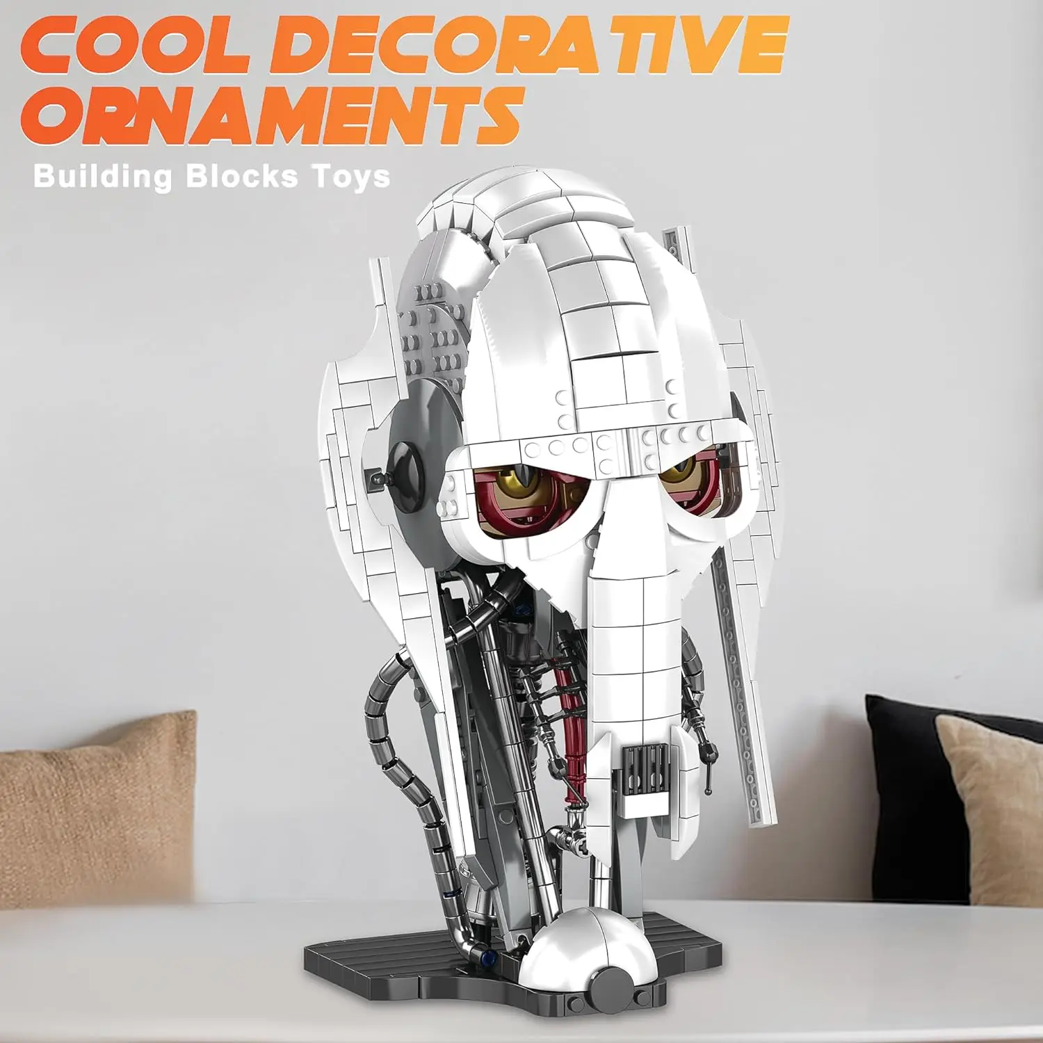788pcs Idea General Grievous Helmet Building Blocks Bricks Model Helmet Collection Assembling Toys for Children Adults