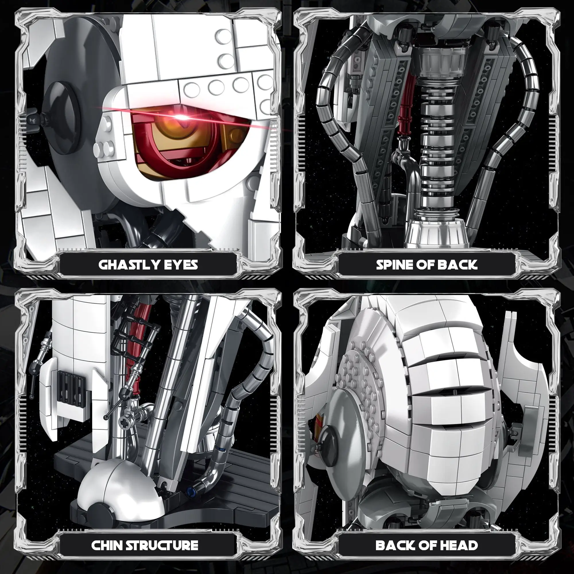 788pcs Idea General Grievous Helmet Building Blocks Bricks Model Helmet Collection Assembling Toys for Children Adults