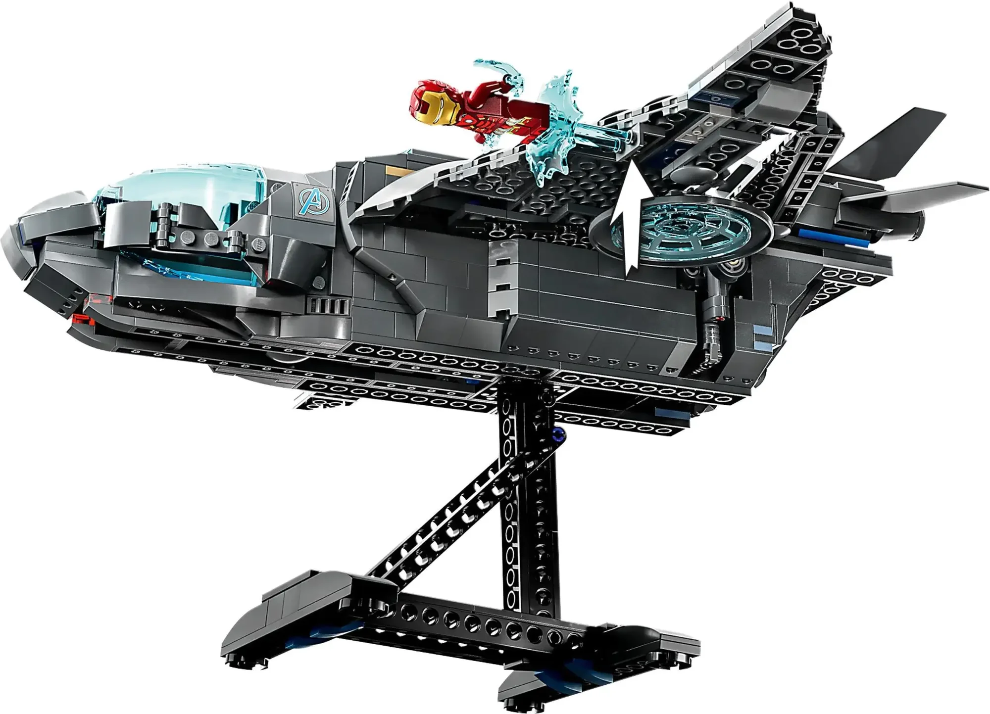 795pcs Quinjet 76248 Super Fighter Ultimate Battle Space Blocks Brick Toy Kids Christmas Gifts