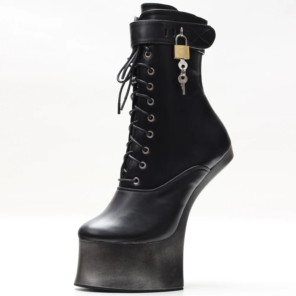 7inch High Heel Fancy Ponyplay Bootfetish Ankle Platform Boots 7inch High Heel Fancy Ponyplay Bootfetish Ankle Platform Boots