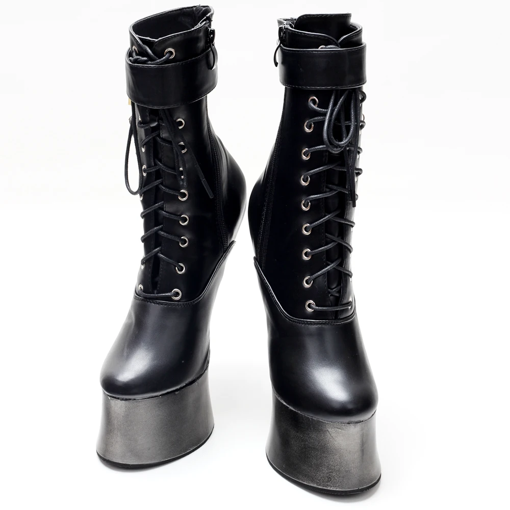 7inch High Heel Fancy Ponyplay Bootfetish Ankle Platform Boots 7inch High Heel Fancy Ponyplay Bootfetish Ankle Platform Boots
