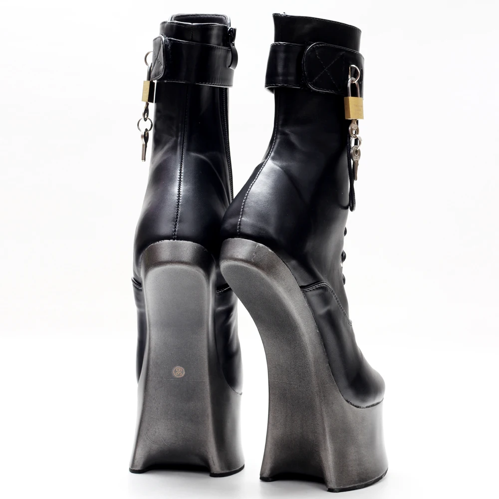 7inch High Heel Fancy Ponyplay Bootfetish Ankle Platform Boots 7inch High Heel Fancy Ponyplay Bootfetish Ankle Platform Boots