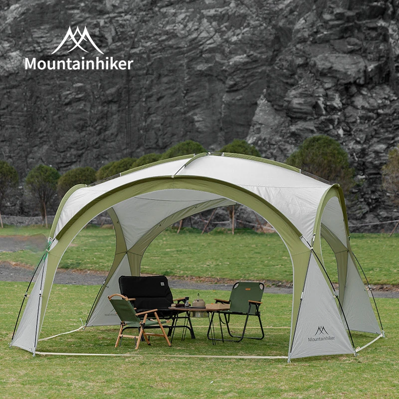 8-10 Person Outdoor Camping Dome Tents Light Luxury Round Big Canopy Large Awning Pergola Tent