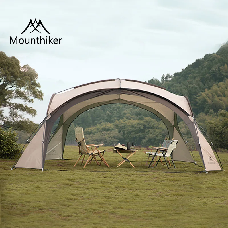 8-10 Person Outdoor Camping Dome Tents Light Luxury Round Big Canopy Large Awning Pergola Tent