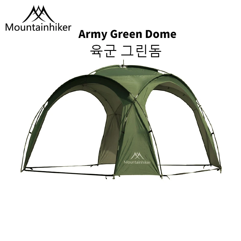 8-10 Person Outdoor Camping Dome Tents Light Luxury Round Big Canopy Large Awning Pergola Tent