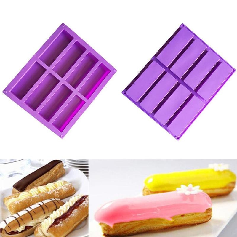 8 Cavity Silicone Granola Bar Mold