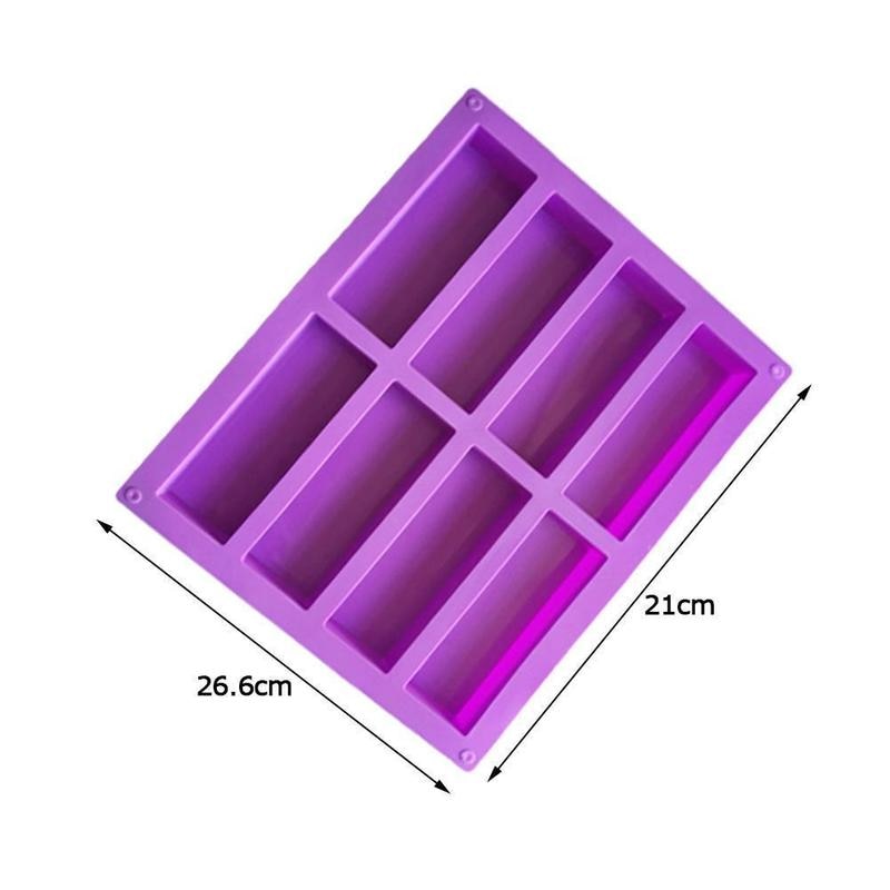 8 Cavity Silicone Granola Bar Mold