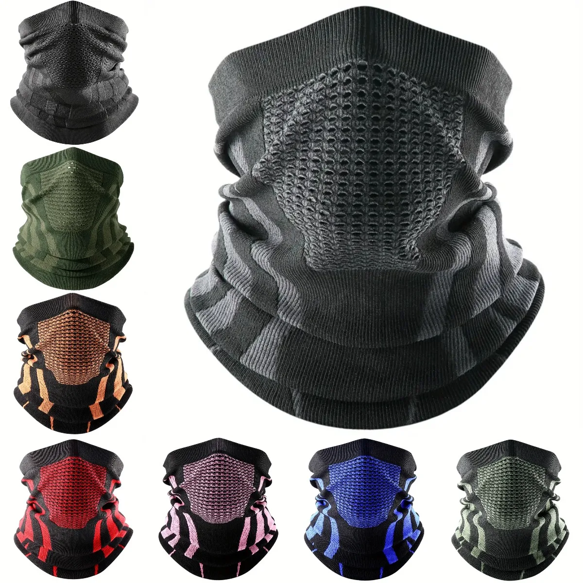 8 Colors Winter Breathable Comfortable Thermal Knitted Scarf Faces Cover Neck Warmer Bicycle Cycling Ski Tube Scarf 8 Colors Winter Breathable Comfortable Thermal Knitted Scarf Faces Cover Neck Warmer Bicycle Cycling Ski Tube Scarf