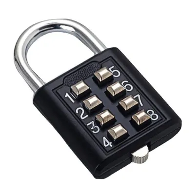 8 Digits Password Code Combination Padlock Zinc Alloy Suitcase For Luggage Travel Code Smart Lock Code Keyed 8 Digits Password Code Combination Padlock Zinc Alloy Suitcase For Luggage Travel Code Smart Lock Code Keyed
