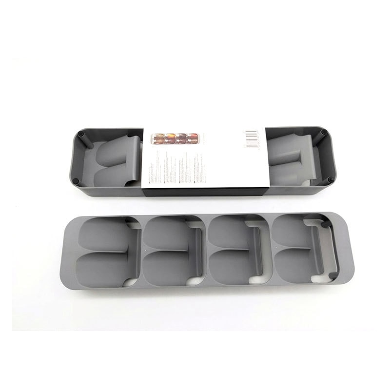 8 Grids Condiment Rack Organizer