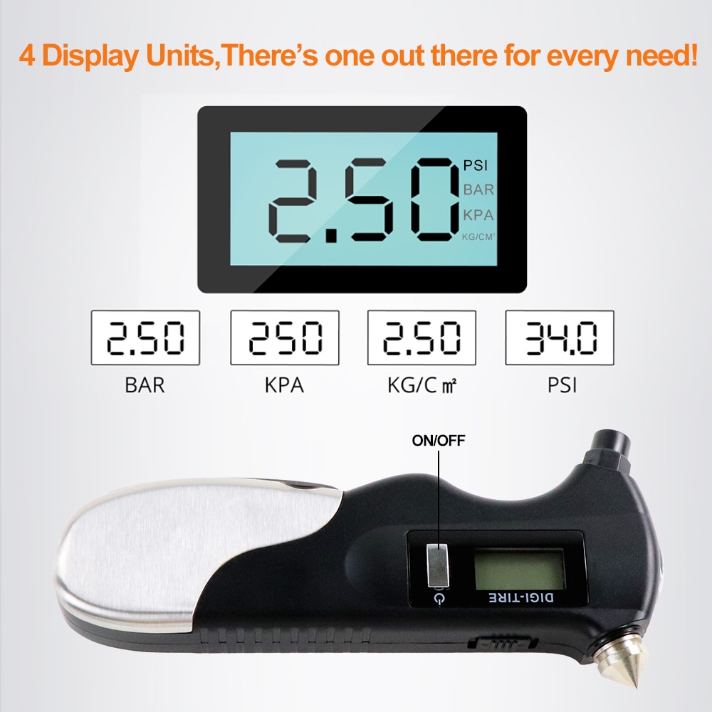 8 in 1 Digital Tire Pressure Gauge 8 in 1 Digital Tire Pressure Gauge