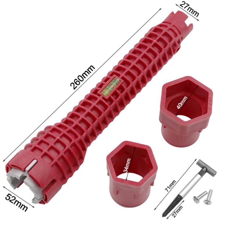 8 in 1 Multifunctional Faucet Wrench Set