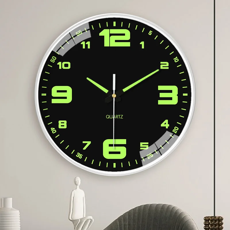 8 Inch Wall Clock Luminous Clock Living Room Decorative Wall Clock Stylish Silent Hole-Free Wall Clock Quartz Clock 8 Inch Wall Clock Luminous Clock Living Room Decorative Wall Clock Stylish Silent Hole-Free Wall Clock Quartz Clock