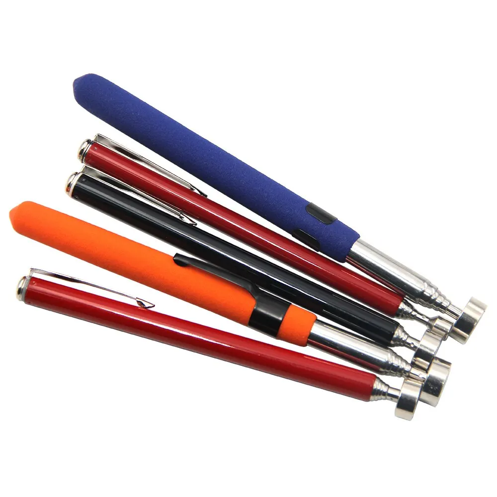8 Pound Magnetic Retractable Pickup Orange Suction Iron Rod Portable Multifunctional Extractor Pen Clip Automotive 8 Pound Magnetic Retractable Pickup Orange Suction Iron Rod Portable Multifunctional Extractor Pen Clip Automotive