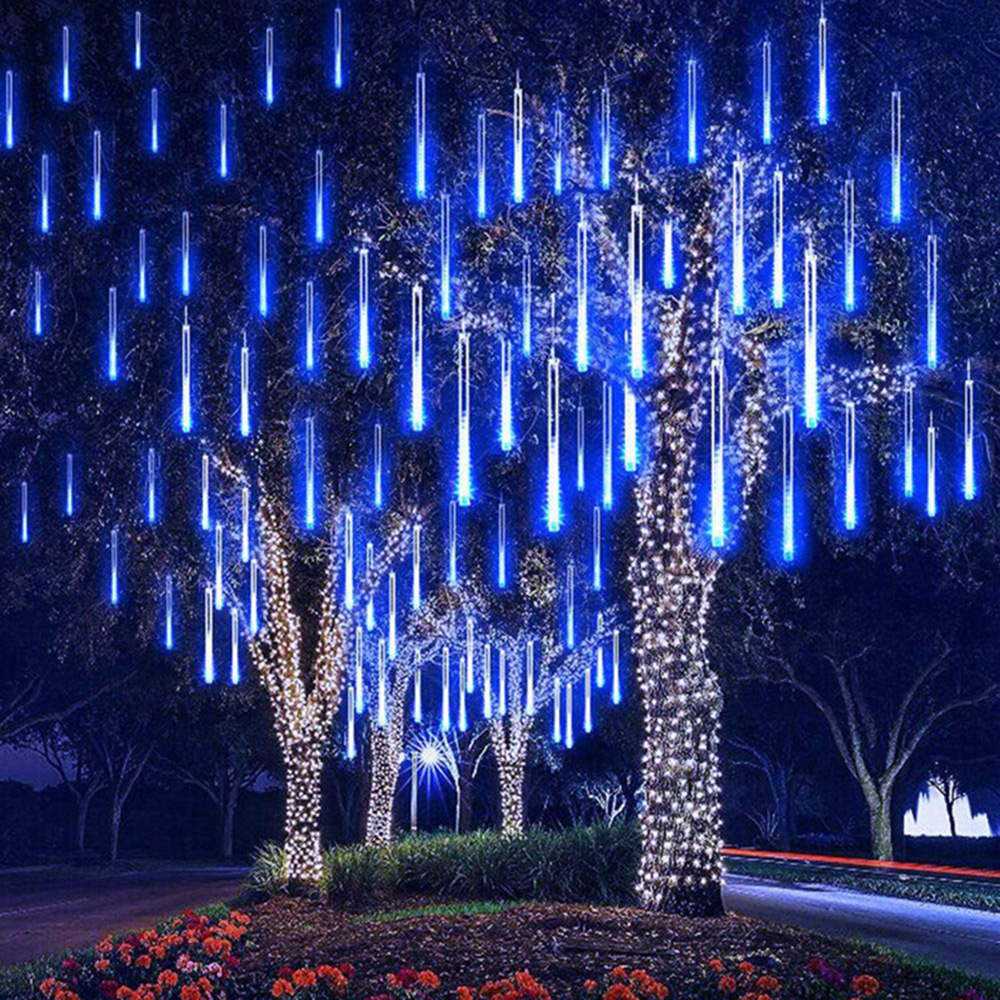 8 Tubes LED Meteor Shower Rain Lights Waterproof Falling Raindrop Fairy String Light for Christmas Holiday Party Patio 8 Tubes LED Meteor Shower Rain Lights Waterproof Falling Raindrop Fairy String Light for Christmas Holiday Party Patio