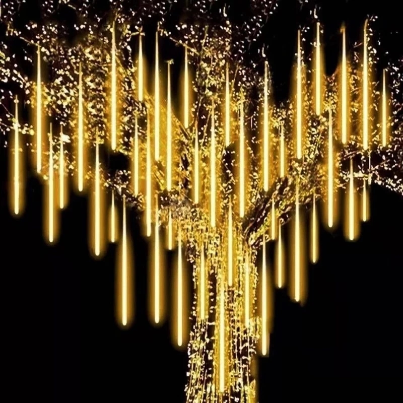 8 Tubes LED Meteor Shower Rain Lights Waterproof Falling Raindrop Fairy String Light for Christmas Holiday Party Patio 8 Tubes LED Meteor Shower Rain Lights Waterproof Falling Raindrop Fairy String Light for Christmas Holiday Party Patio