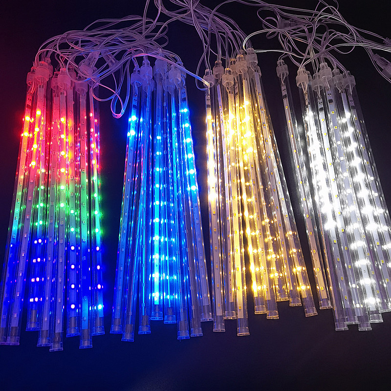8 Tubes LED Meteor Shower Rain Lights Waterproof Falling Raindrop Fairy String Light for Christmas Holiday Party Patio 8 Tubes LED Meteor Shower Rain Lights Waterproof Falling Raindrop Fairy String Light for Christmas Holiday Party Patio