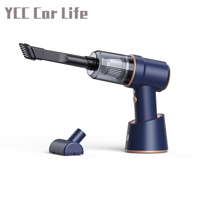 80000Pa 2 in 1 Car Vacuum Cleaner Wireless Charging Compressed Air Duster Handheld High-power Air Blower Duster For 80000Pa 2 in 1 Car Vacuum Cleaner Wireless Charging Compressed Air Duster Handheld High-power Air Blower Duster For