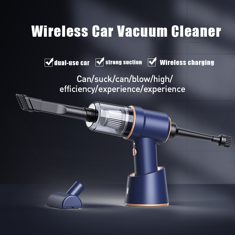 80000Pa 2 in 1 Car Vacuum Cleaner Wireless Charging Compressed Air Duster Handheld High-power Air Blower Duster For 80000Pa 2 in 1 Car Vacuum Cleaner Wireless Charging Compressed Air Duster Handheld High-power Air Blower Duster For