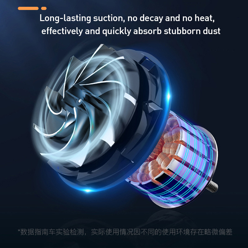 80000Pa 2 in 1 Car Vacuum Cleaner Wireless Charging Compressed Air Duster Handheld High-power Air Blower Duster For 80000Pa 2 in 1 Car Vacuum Cleaner Wireless Charging Compressed Air Duster Handheld High-power Air Blower Duster For