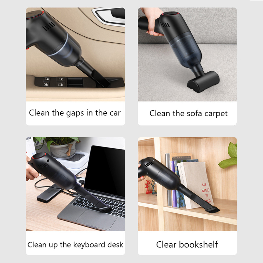 8000Pa Wireless Car Vacuum Cleaner Cordless Handheld Auto Vacuum Home & Car Dual Use Mini Vacuum Cleaner With Built-in 8000Pa Wireless Car Vacuum Cleaner Cordless Handheld Auto Vacuum Home & Car Dual Use Mini Vacuum Cleaner With Built-in