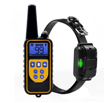 800m Electric Dog Training Collar Waterproof Pet Remote Control Rechargeable training dog collar with Shock Vibration