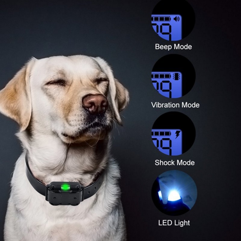 800m Electric Dog Training Collar Waterproof Pet Remote Control Rechargeable training dog collar with Shock Vibration
