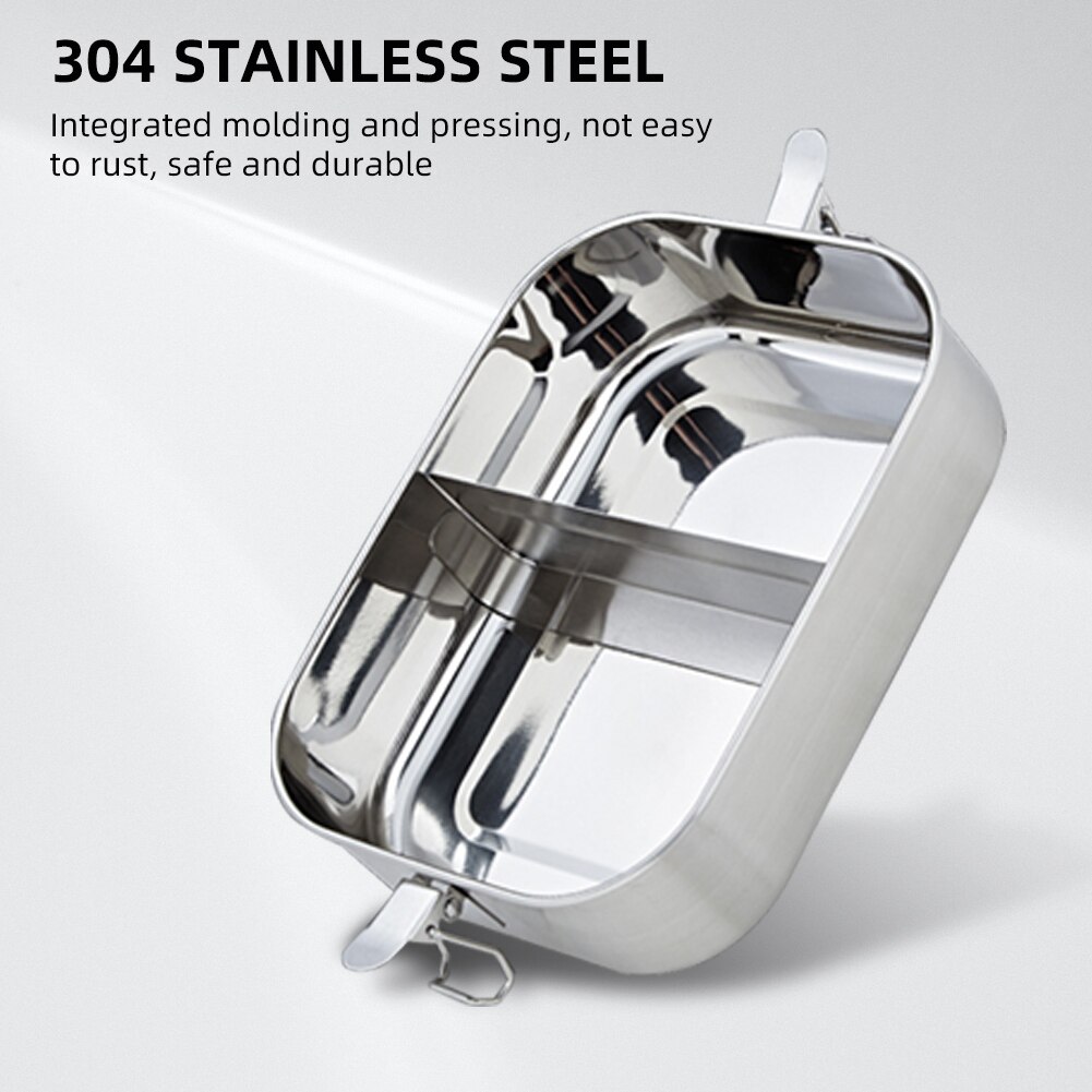 800ml Leakproof Steel Bento Lunch Box
