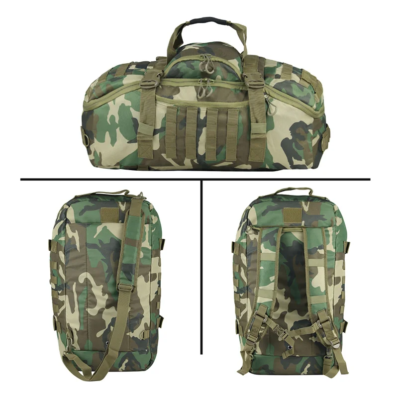 80L Outdoor Mountaineering Bag Molle Tactical Backpack Large Duffel Bag Hiking Camping Travel Bags