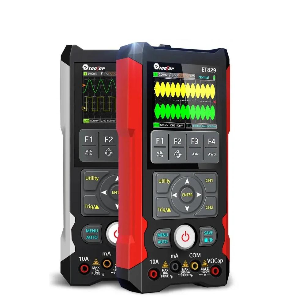 80MHz Oscilloscope 2 Channel True RMS Multimeter Adjustable Signal Generator 3 in 1 for Car Electrical Repair 80MHz Oscilloscope 2 Channel True RMS Multimeter Adjustable Signal Generator 3 in 1 for Car Electrical Repair