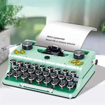 820PCS Typewriter Building Blocks Classic Creative Ideas Machine Retro Micro Building Blocks Toy For Adults Kid Holiday 820PCS Typewriter Building Blocks Classic Creative Ideas Machine Retro Micro Building Blocks Toy For Adults Kid Holiday