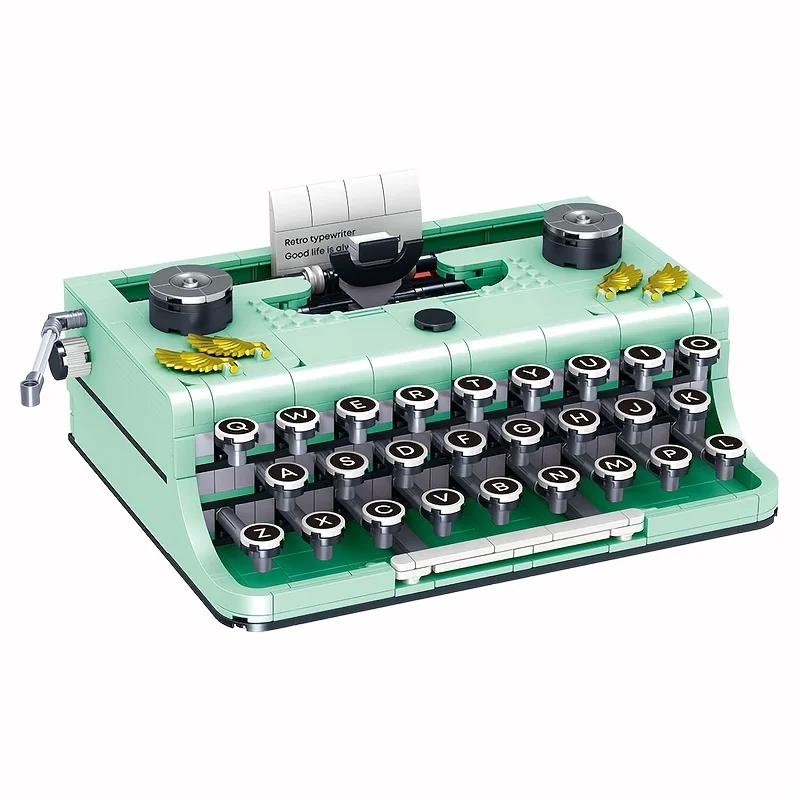 820PCS Typewriter Building Blocks Classic Creative Ideas Machine Retro Micro Building Blocks Toy For Adults Kid Holiday 820PCS Typewriter Building Blocks Classic Creative Ideas Machine Retro Micro Building Blocks Toy For Adults Kid Holiday