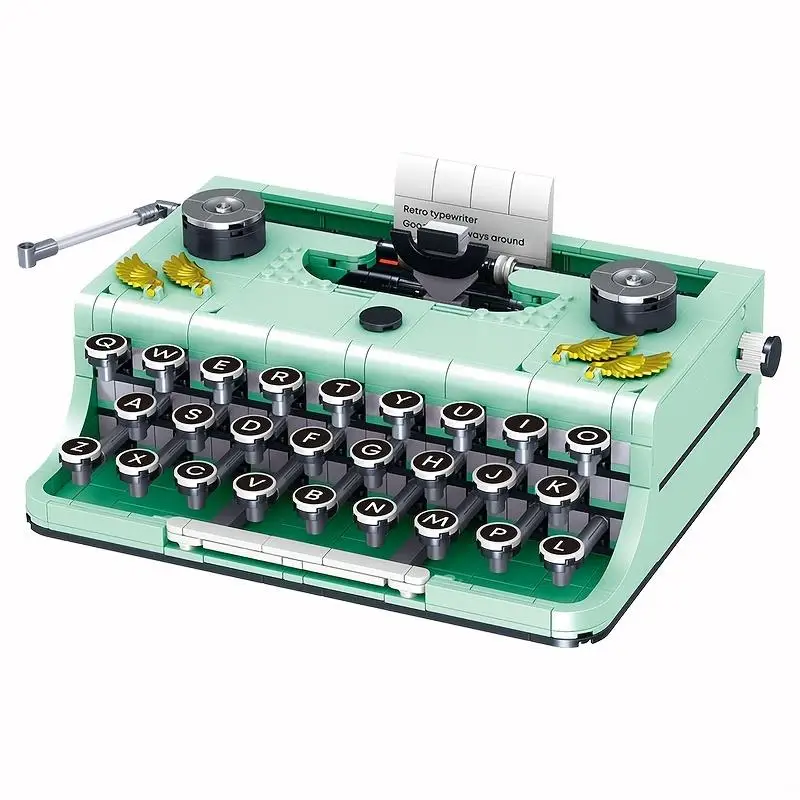 820PCS Typewriter Building Blocks Classic Creative Ideas Machine Retro Micro Building Blocks Toy For Adults Kid Holiday 820PCS Typewriter Building Blocks Classic Creative Ideas Machine Retro Micro Building Blocks Toy For Adults Kid Holiday