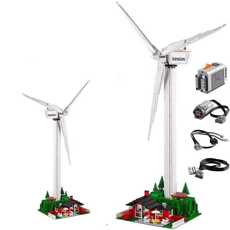 844PCS Creative Series Vestas Wind Turbine Building Blocks Electric Windmill Generator Model Bricks Toys For Boy Kids 844PCS Creative Series Vestas Wind Turbine Building Blocks Electric Windmill Generator Model Bricks Toys For Boy Kids