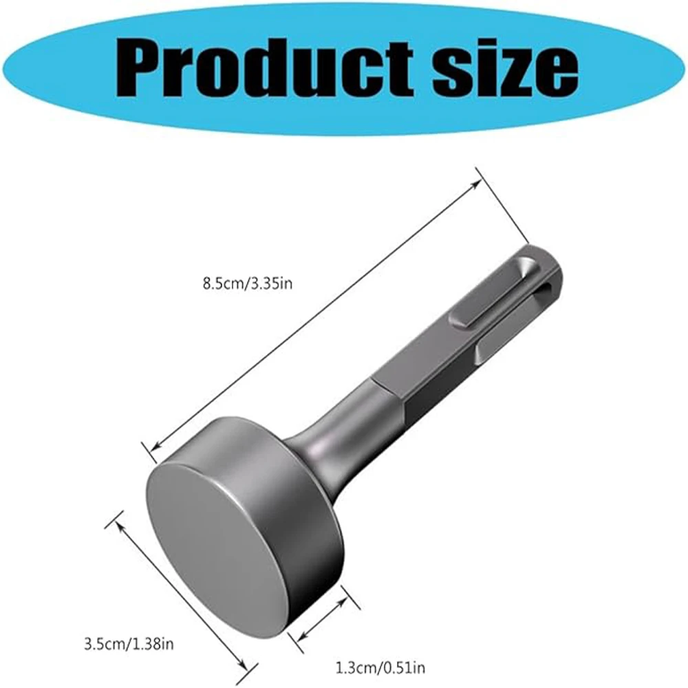 85mm Ground Rod Driver Heavy Duty – Forged Steel Drill Bit Hammer Attachment For Grounding Rods Fence Installation Wear 85mm Ground Rod Driver Heavy Duty – Forged Steel Drill Bit Hammer Attachment For Grounding Rods Fence Installation Wear