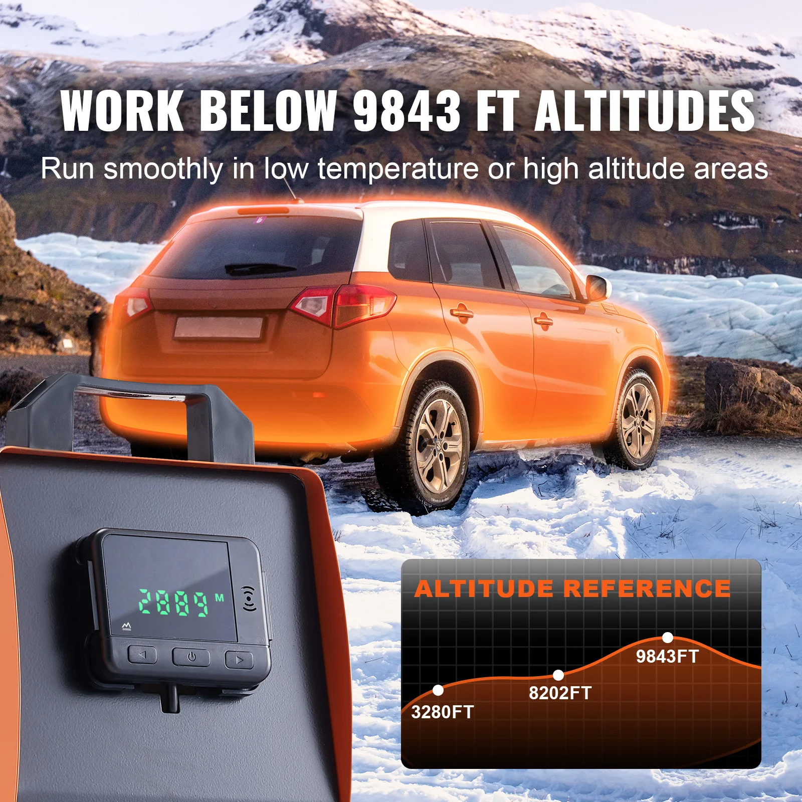 8KW Diesel Air Heater LCD Panel and Remote Control Portable Parking Heater Fast Heating Low Noise for Truck RV Trailer