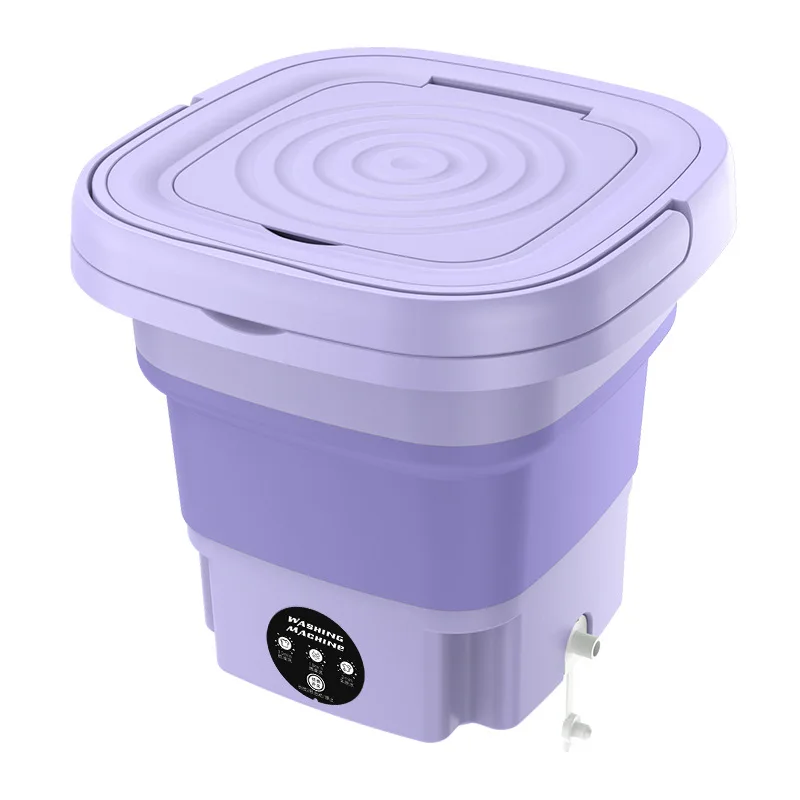 8L Portable Small Foldable Washing Machine with Spin Dryer For Socks Underwear Panties Washer Household Mini Washing 8L Portable Small Foldable Washing Machine with Spin Dryer For Socks Underwear Panties Washer Household Mini Washing