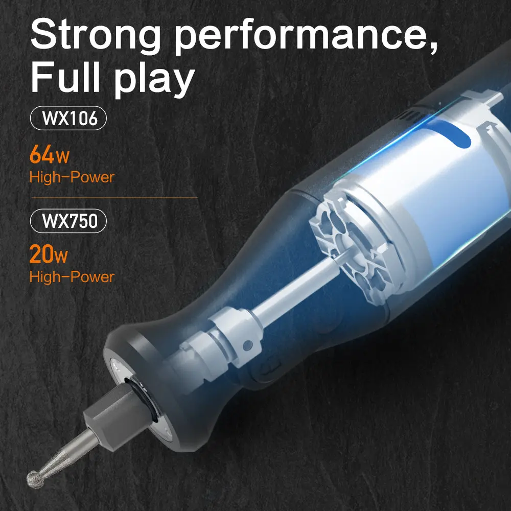 8V Rotary Tool Cordless Mini Drill Engraving Grinding Polishing Machine USB Charger Variable Speed Power Tools Set