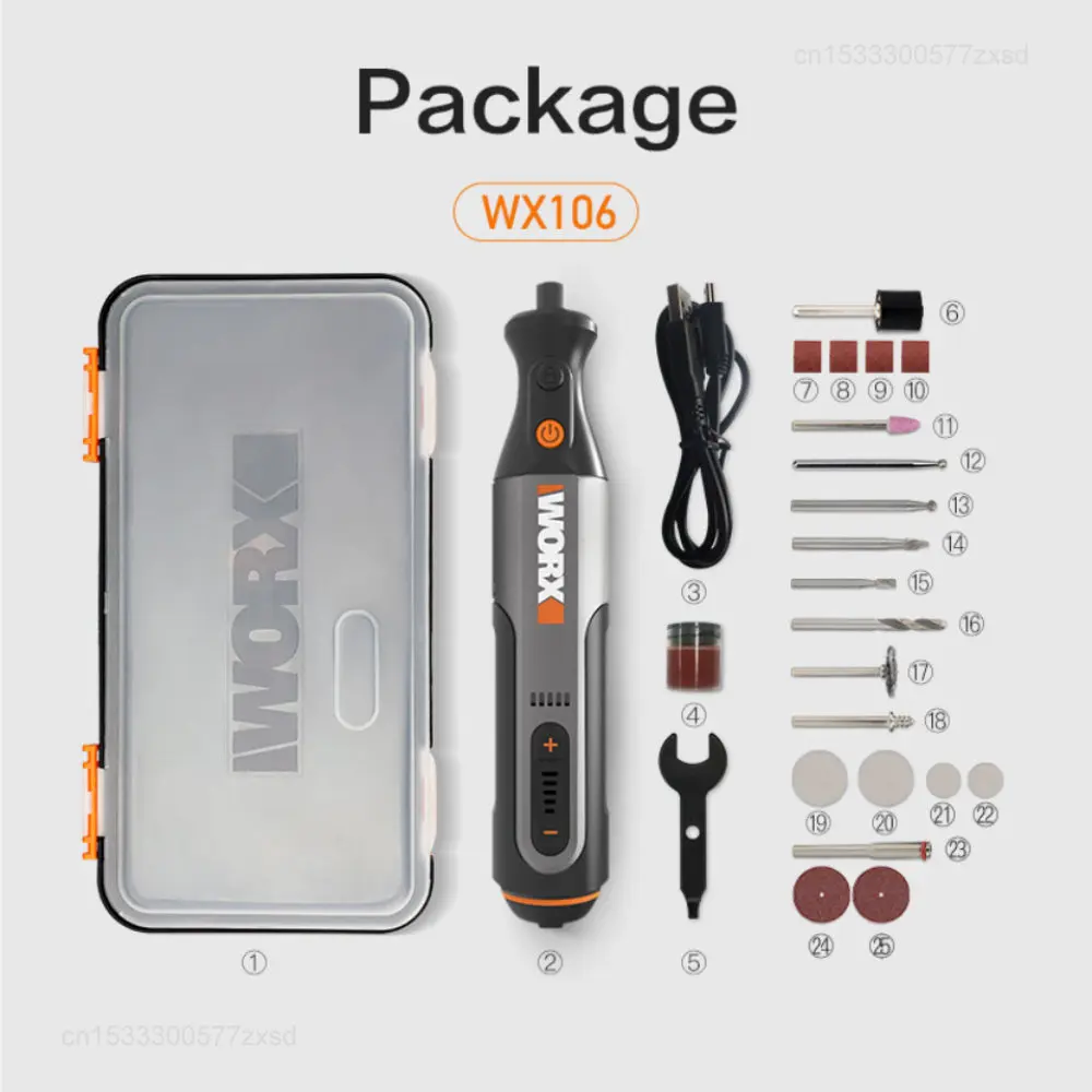 8V Rotary Tool Cordless Mini Drill Engraving Grinding Polishing Machine USB Charger Variable Speed Power Tools Set