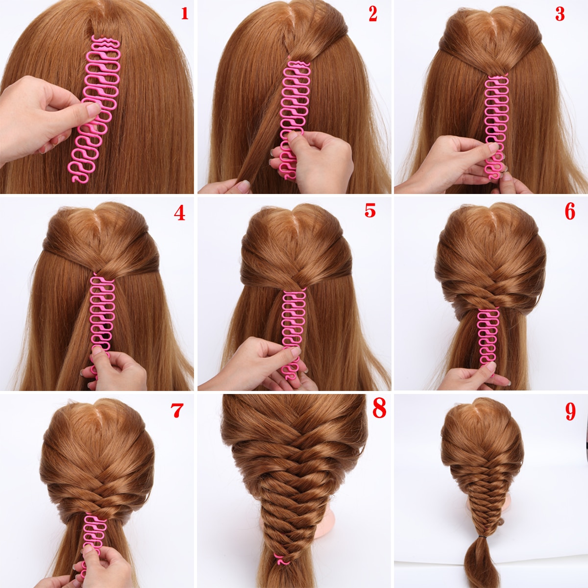 9 Styles Hair Braiding Tool Accessories