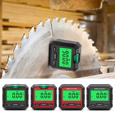 90 Degree Digital Level Box Protractor Angle Finder Bevel Gauge Inclinometer with Magnetic Based Backlight 90 Degree Digital Level Box Protractor Angle Finder Bevel Gauge Inclinometer with Magnetic Based Backlight