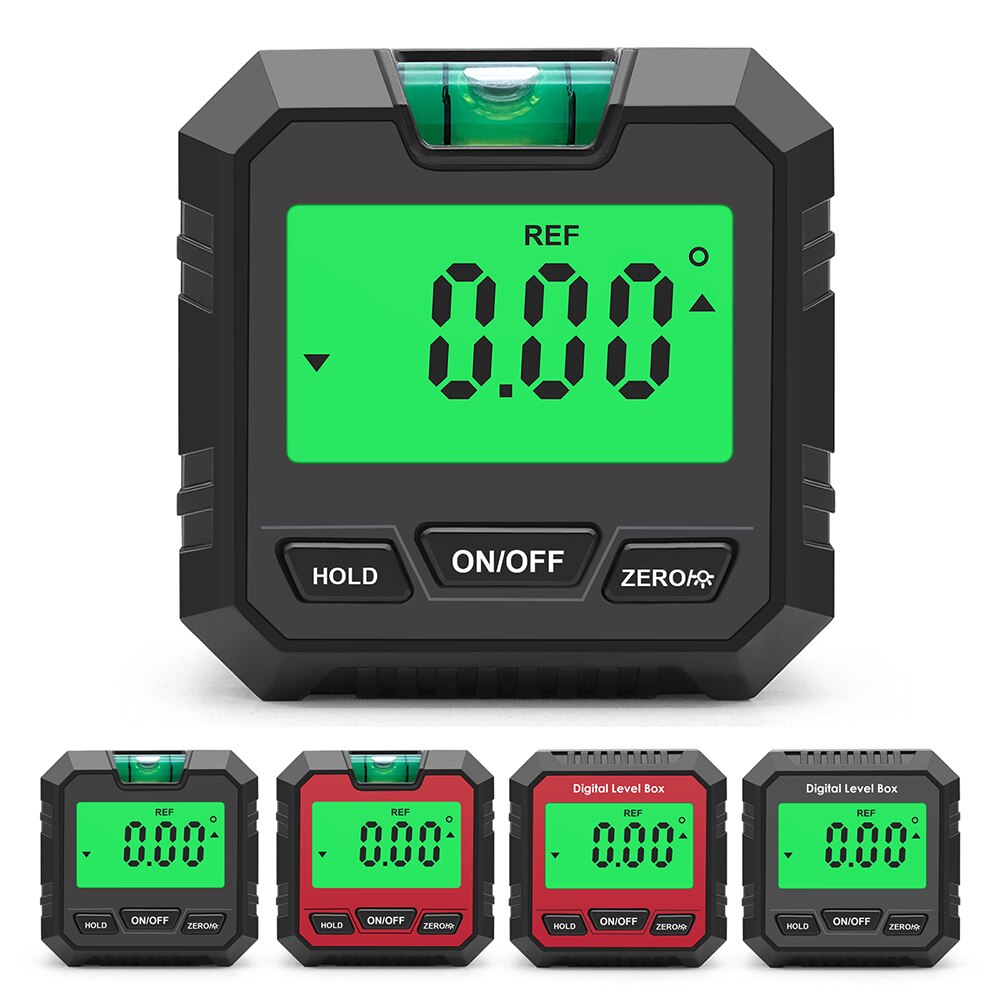 90 Degree Digital Level Box Protractor Angle Finder Bevel Gauge Inclinometer with Magnetic Based Backlight 90 Degree Digital Level Box Protractor Angle Finder Bevel Gauge Inclinometer with Magnetic Based Backlight