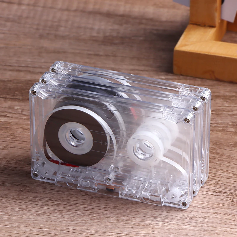 90 Minutes Standard Cassette Color Blank Tape Player With Magnetic Audio Tape Clear Storage Box For Speech Music 90 Minutes Standard Cassette Color Blank Tape Player With Magnetic Audio Tape Clear Storage Box For Speech Music