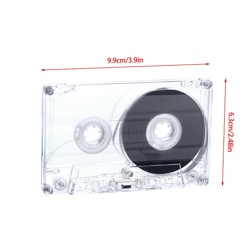 90 Minutes Standard Cassette Color Blank Tape Player With Magnetic Audio Tape Clear Storage Box For Speech Music 90 Minutes Standard Cassette Color Blank Tape Player With Magnetic Audio Tape Clear Storage Box For Speech Music