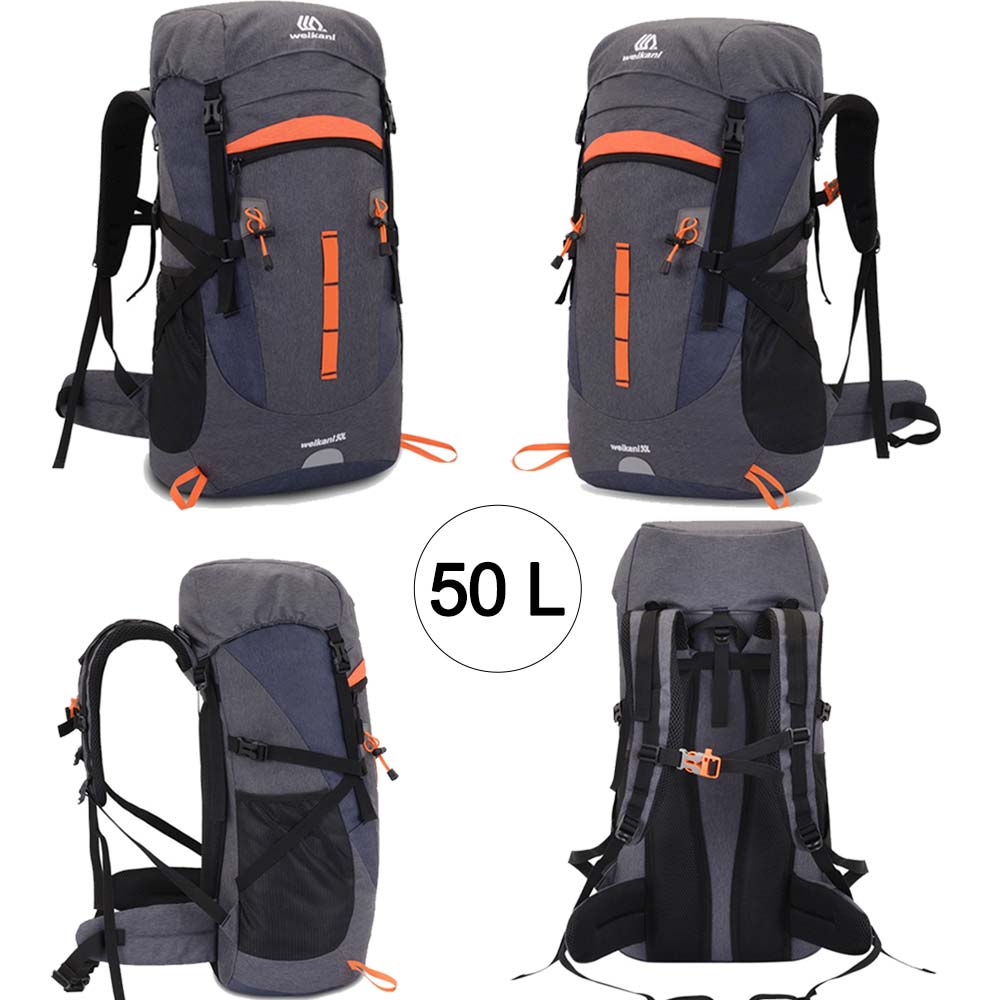 90L Travel Hiking Bag Multi Pocket Rucksack