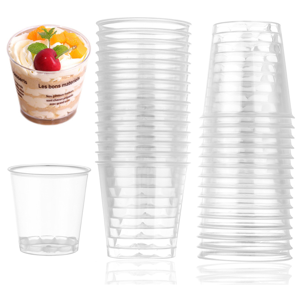 90ml Disposable Pudding Cups (30pcs)
