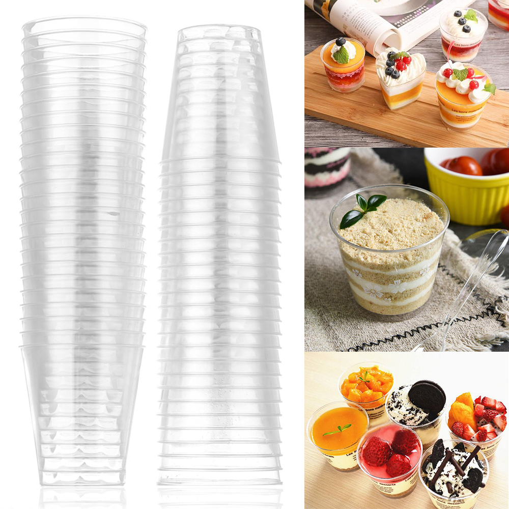 90ml Disposable Pudding Cups (30pcs) 90ml Disposable Pudding Cups (30pcs)